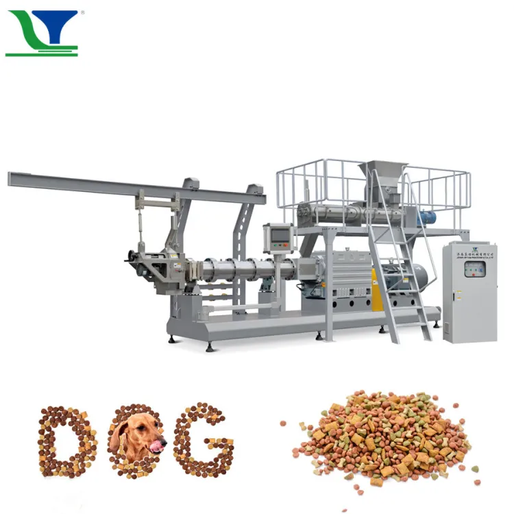 All Automatic Electric Animal Feed Extrusion Processing Machine 200kg/h High Productivity Production Line Plant