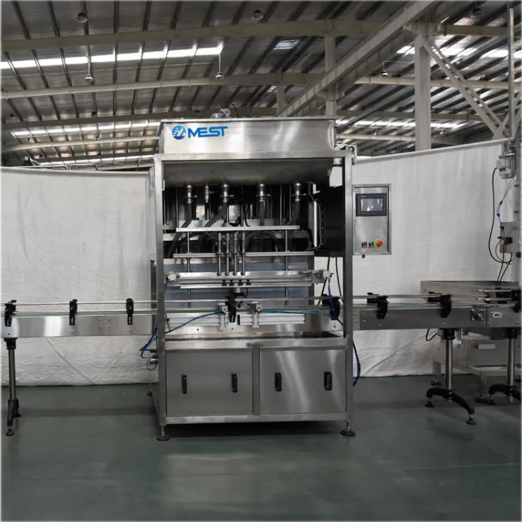 Full Automatic Linear Liquid Juice Honey Bottle Filling Machine Liquid Bottling Production Line for Beverage Paste Sauce