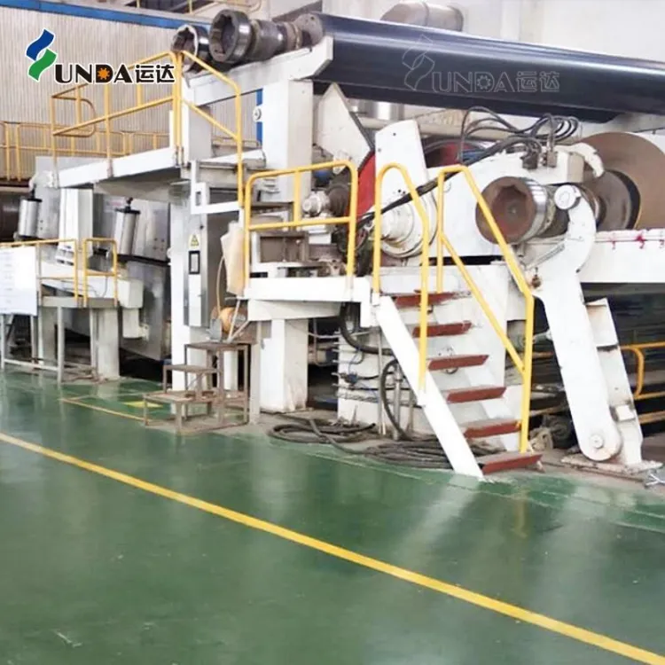 Turnkey Yunda High-Speed Bearing OCC Kraft Paper Making Plant | 50-100 T/D Complete Production Line Setup