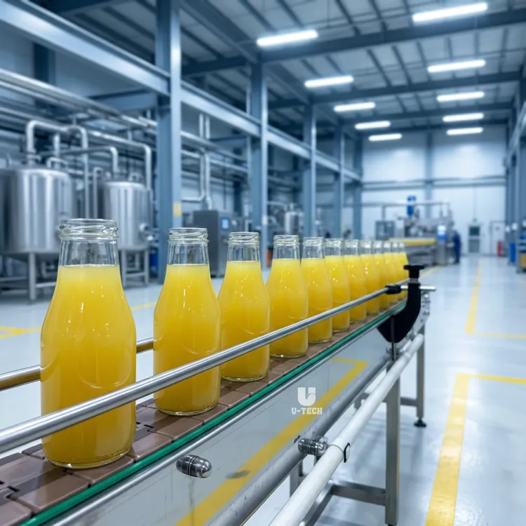 Complete Fresh Fruit Juice Processing Line Drink Production Line Full Automatic Juice Filling Machine