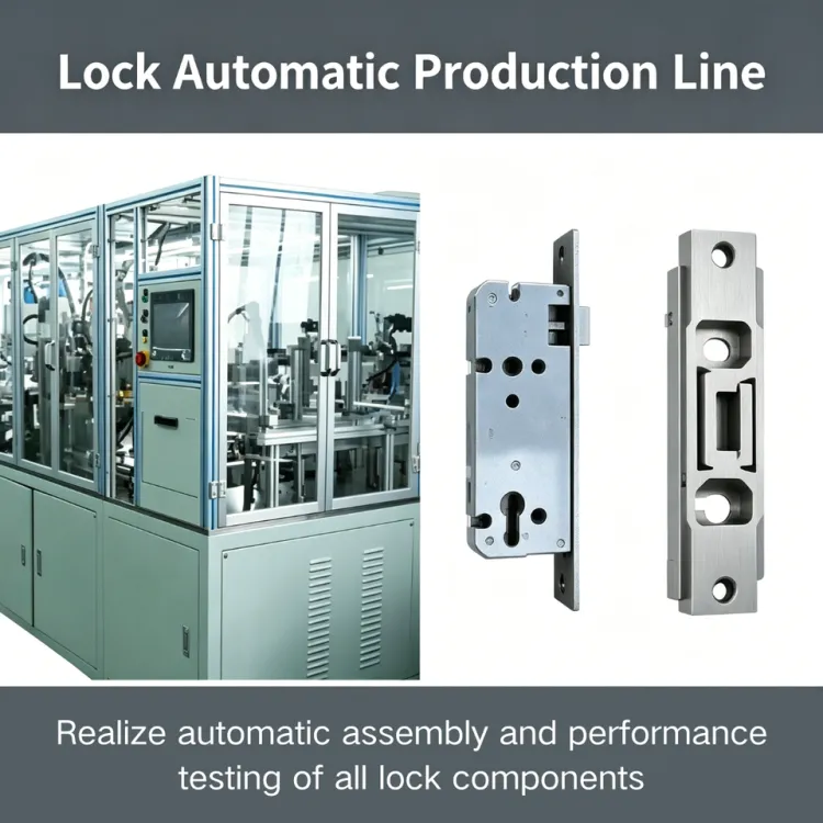 Reliable Full-automatic Lock Assembly Line, Low Failure Rate, Widely Used in Various Lock Hardware Production Sites