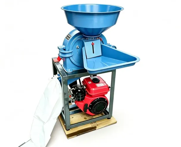 TX Multi Grain Grinding Machine Engine Corn Grinder for Animal Wheat Rice Soybean Crushing Machine Farm Feed Mill for Small Farm