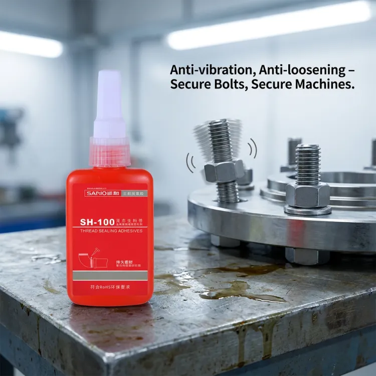 High Performance Thread Locking Agent SH-100 - Industrial Grade Thread Sealant & Anaerobic Adhesive for Metal Pipe Sealing