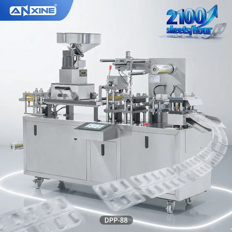 DPP High Speed Fully Automatic Aluminum Plastic Flat Plate Softgel Gelatine Capsule Tablet Blister Packing Machine
