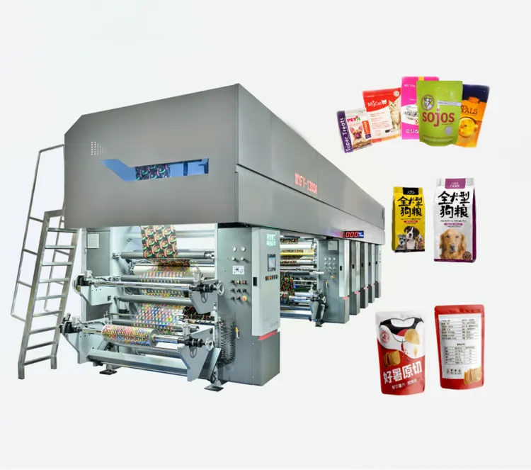 High-Speed 200m/min Printing & Solventless Laminating Machine for Food Packaging Paper/Film/Foil/Plastic