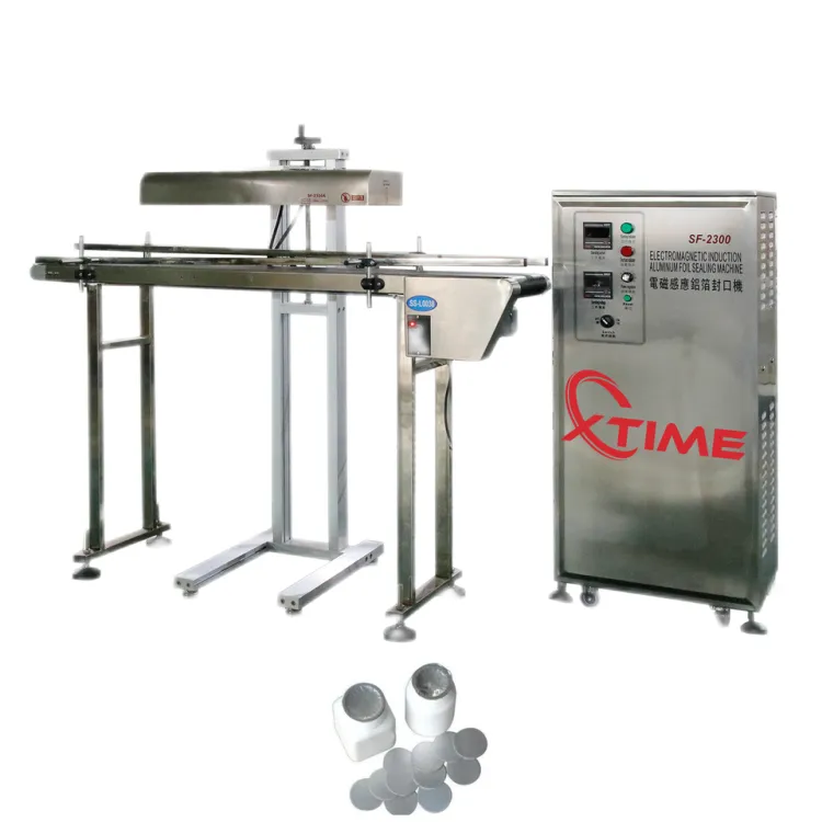 Fully Automatic Electromagnetic Induction Aluminum Foil Sealing Machine Cap Sealing Machines for Bottles