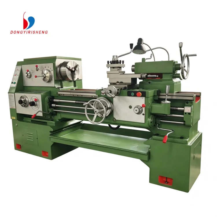 Light Duty CA6150 1000MM Steel Manual Horizontal Lathe Machine 220V Condition 1000mm Distance Gear Engine
