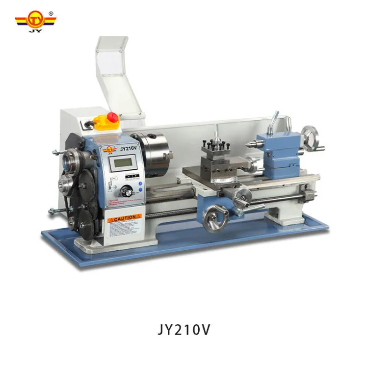 Jinyang JY210V Small Mechanical Processing Instrument Lathe High Precision Multifunctional Household Woodworking Machine Thread