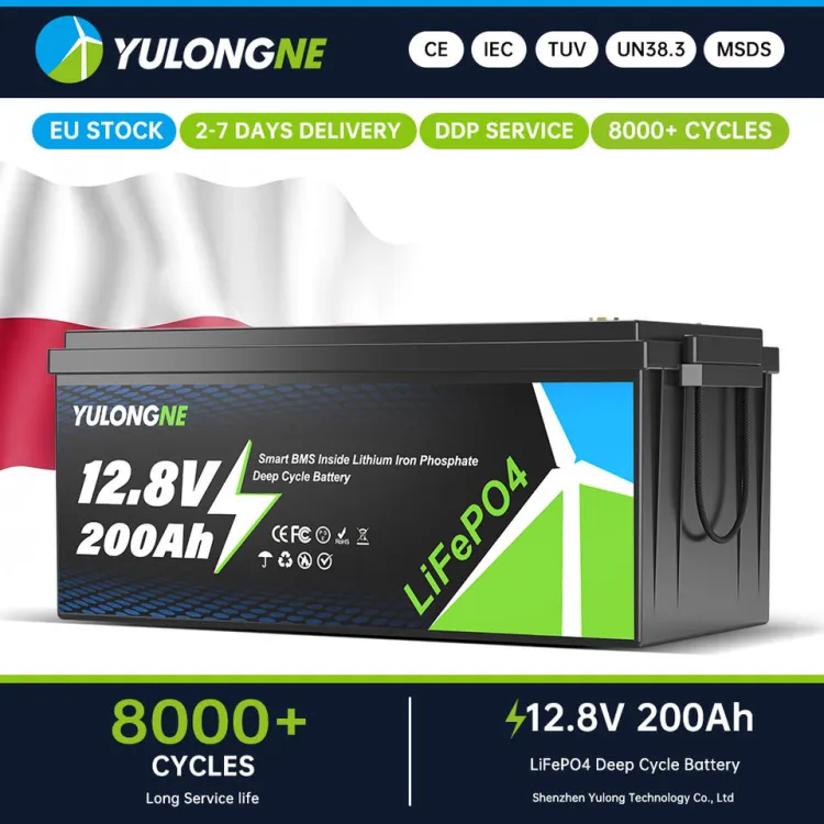 YULONGNE 100A 12.8V 100Ah LiFePO4 8000-Cycle Battery 1280Wh Built-in Full BMS Deep Cycle Home Off-Grid Solar Power Storage