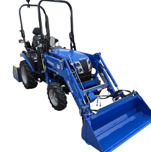 Small Tractor 4x4 Mini Farm 4 Wheels Drive Tractor Machine Agricultural Buy Quality SOLIS 26 9X9 EXTRA WITH LOADER.