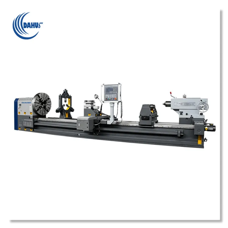CK61125 Industrial Heavy Duty CNC Lathe High Torque Rigid Horizontal Turning Center Metalworking Machine Center