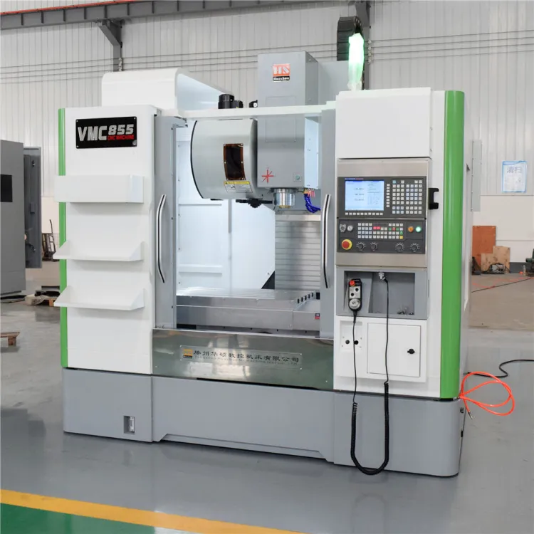 VMC850 CNC Lathe Machine with Fanuc Control 3 Axis Rail High Precision BT40 Spindle CNC Vertical Machining Center Machine