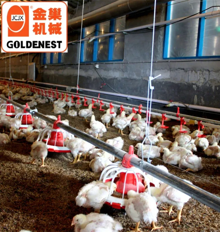 Automatic Poultry Feeding, Drinking and Climate Control System for Broiler Houses