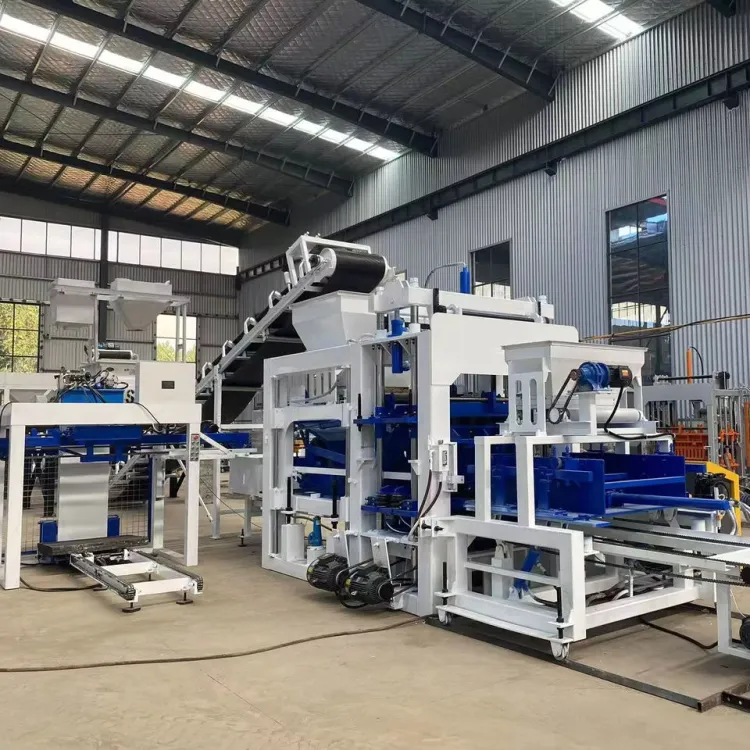 Automatic Interlocking Brick Production Line with Engine PLC Hydraulic System for High Efficiency Heavy Duty Cement Block Making