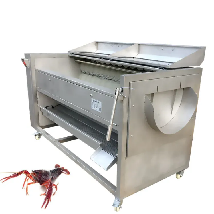 1500mm Brush Length Cassava Processing Machine Cassava Peeling and Washing Machine Cassava Tuber Peeller