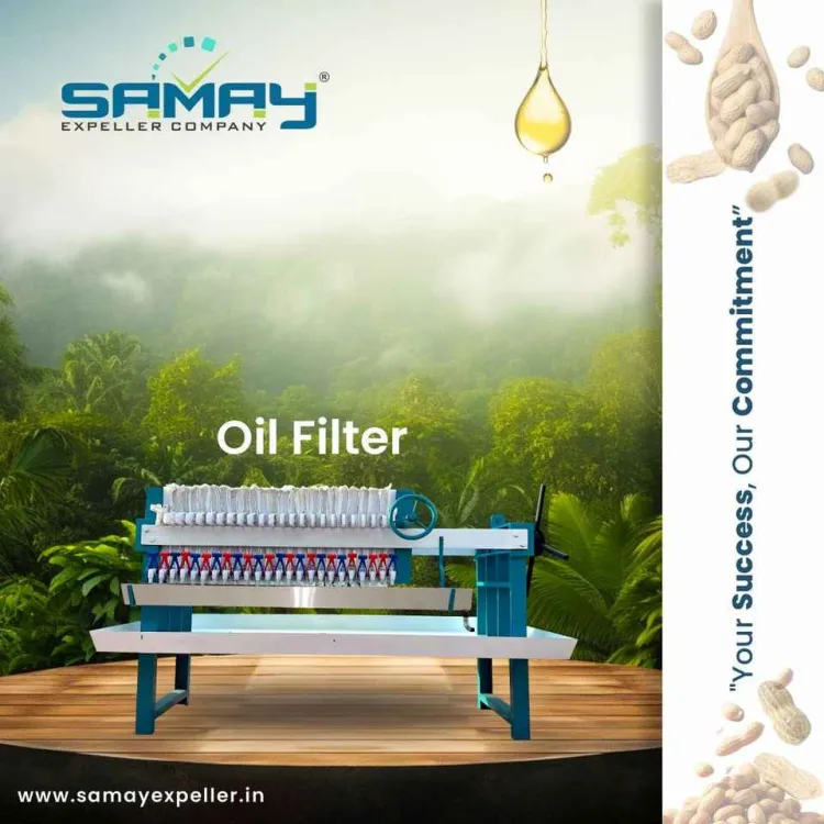 SAMAY Automatic Peanut Oil Extraction Machine 2 Ton/Day Commercial Press Mill Unit 1 Year Warranty