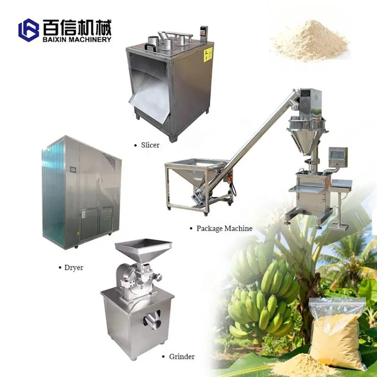 Good Service Banana Flour Production Line Banana Powder Production Line Plantain Drying Machine