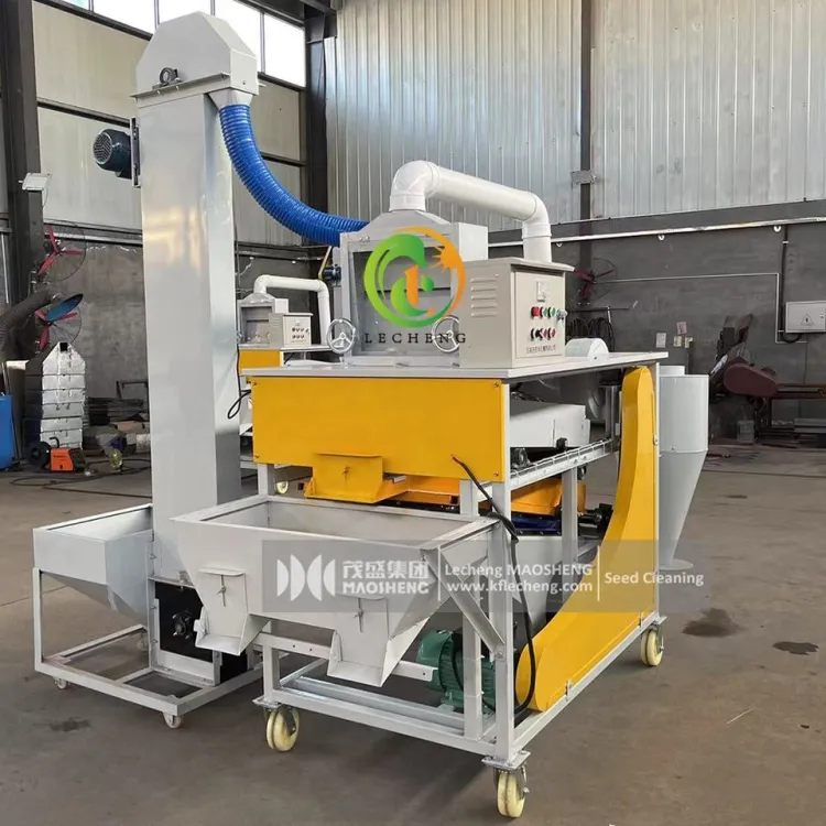 750kg/h,1500kg/h,3000kg/h Combine Seed Cleaner Wheat Cleaning Machine Vibro Cleaner&Gravity Separator for Paddy