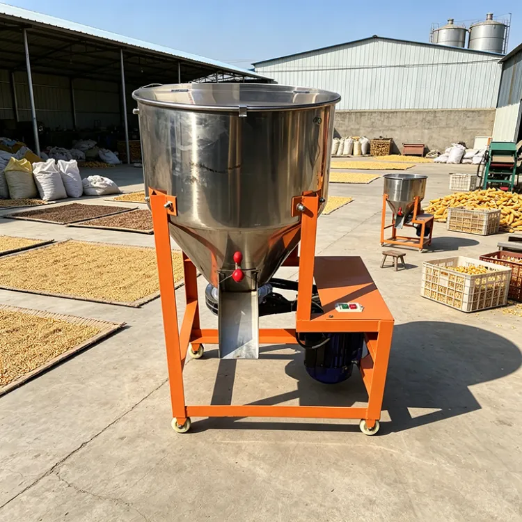 Multifunctional Electric Seed Blending Machine 2.2 kW Small Grain Seed Mixer for Corn Wheat Paddy Seed Treatment