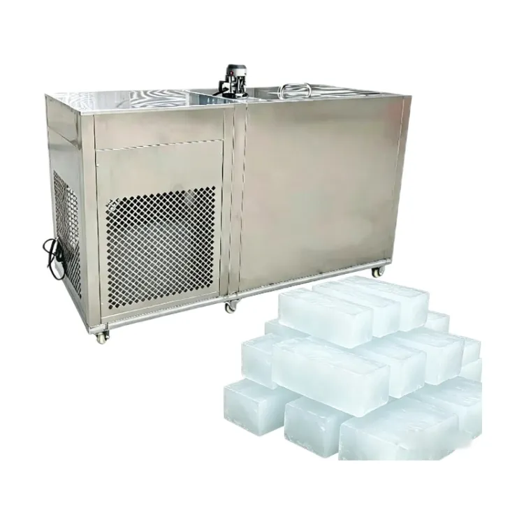 Commercial Brick Ice Maker for Big Brine Ice Block Making Machine Manufacturer Ice Brick Maker Machine