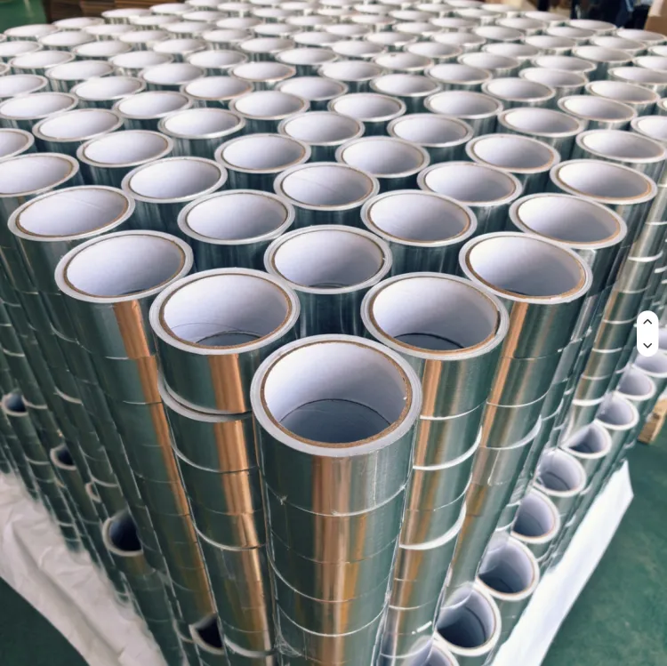 HVAC Aluminum Foil Pressure-sensitive Adhesive Duct Tape for Pipe Joint Sealing