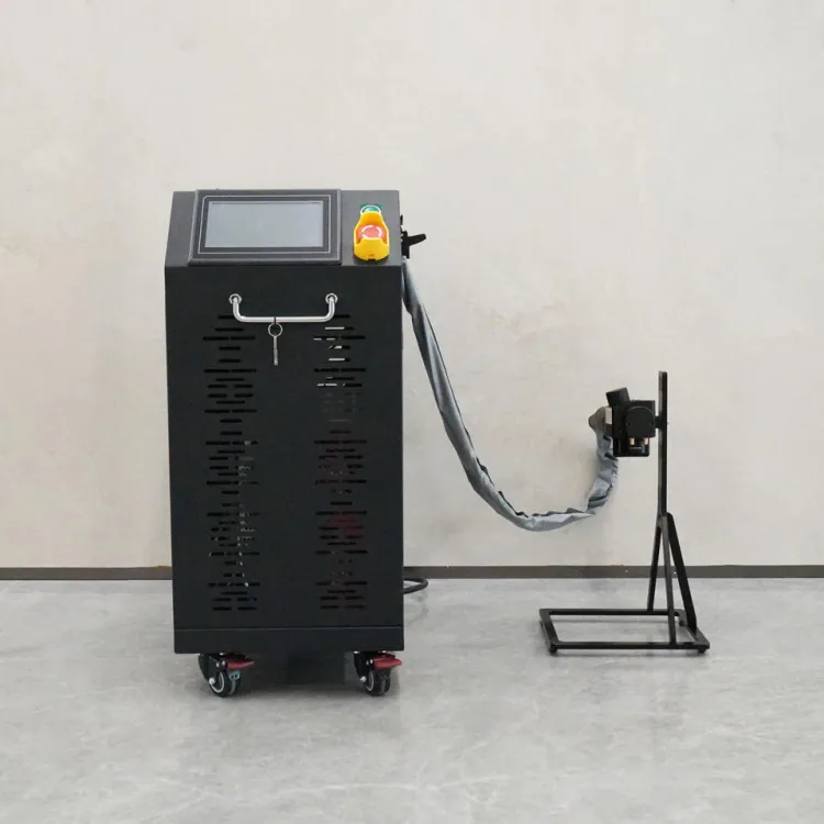 300W 500W Portable Pulse Fiber Laser Cleaning Machine for Rust Removal Paint Stripping Non Damage Cleaning of Wood Metal Stone