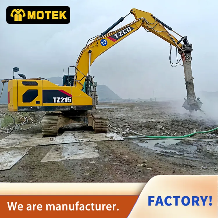 MOTEK Attachments Soil Mix Excavator Solidification Machine Sludge Systems Mixing Equipment
