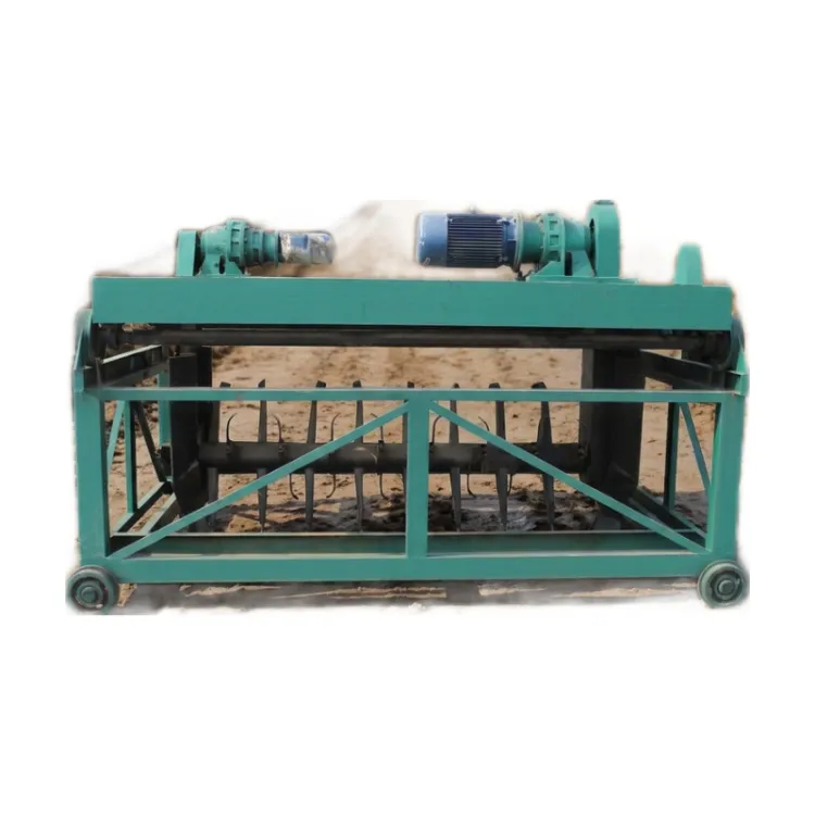 High Capacity Slot Type Compost Turner Machine with Automatic Compost Fermentation System