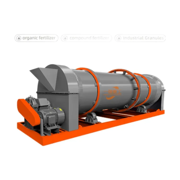 Rotary Drum Stirring Tooth Granulator Wet Organic Fertilizer Pellet Making Machine for Cow Chicken Manure Compost