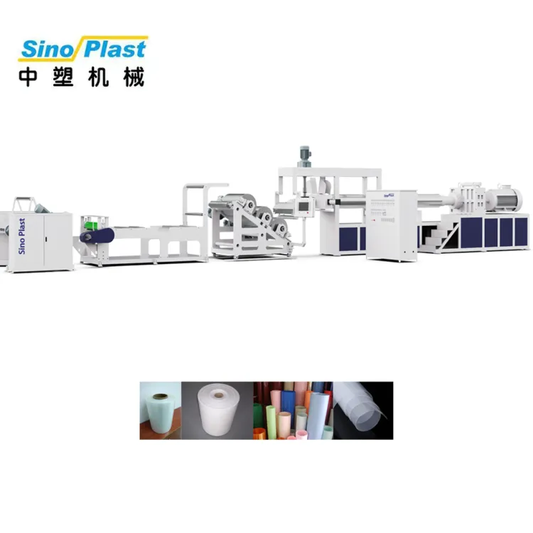 SPJ-110/33-900 Polypropylene Production Line PS Plastic Sheet Extruder with Single-Screw Design Engine Core Component