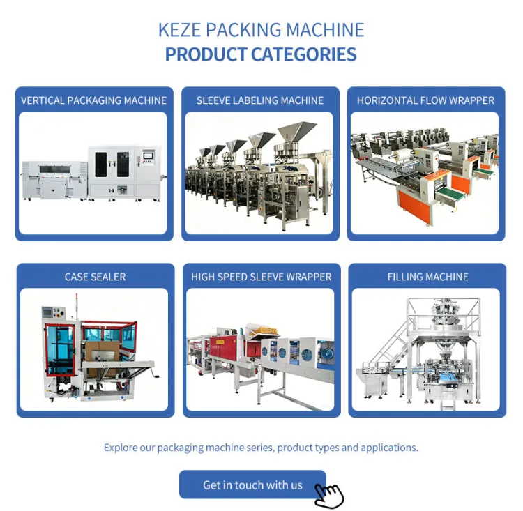 Fully Automatic Large-size Vertical Granule Packaging Production Line for Food Beverage Weighing Wrapping Sealing Energy Saving