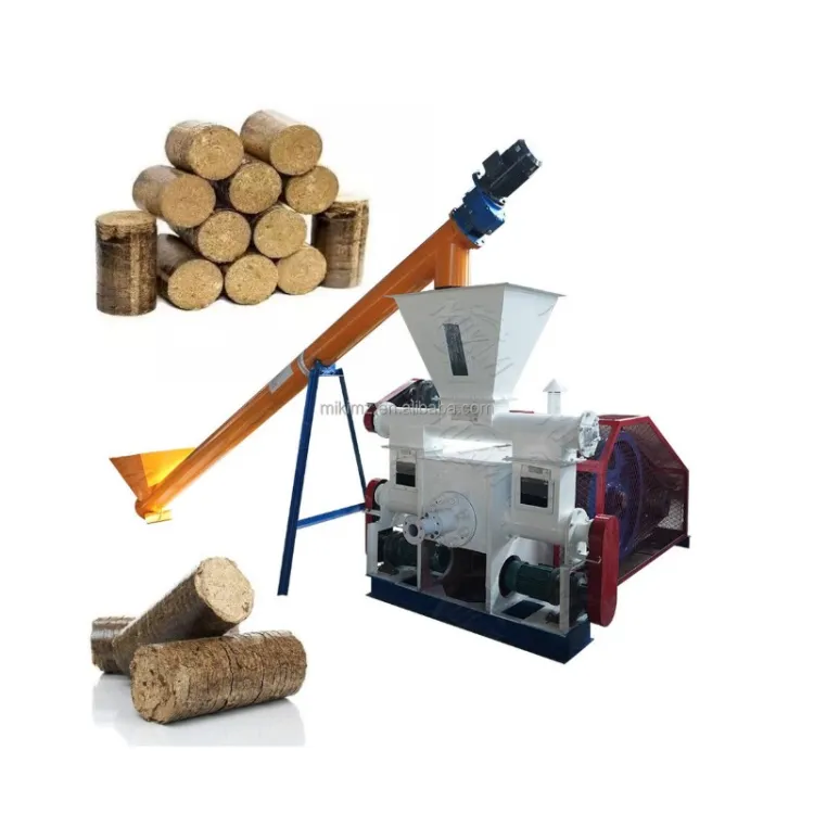 Briquettes Making Industrial Compressed Wood Sawdust Biomass Bamboo Charcoal Briquette Machine Machine