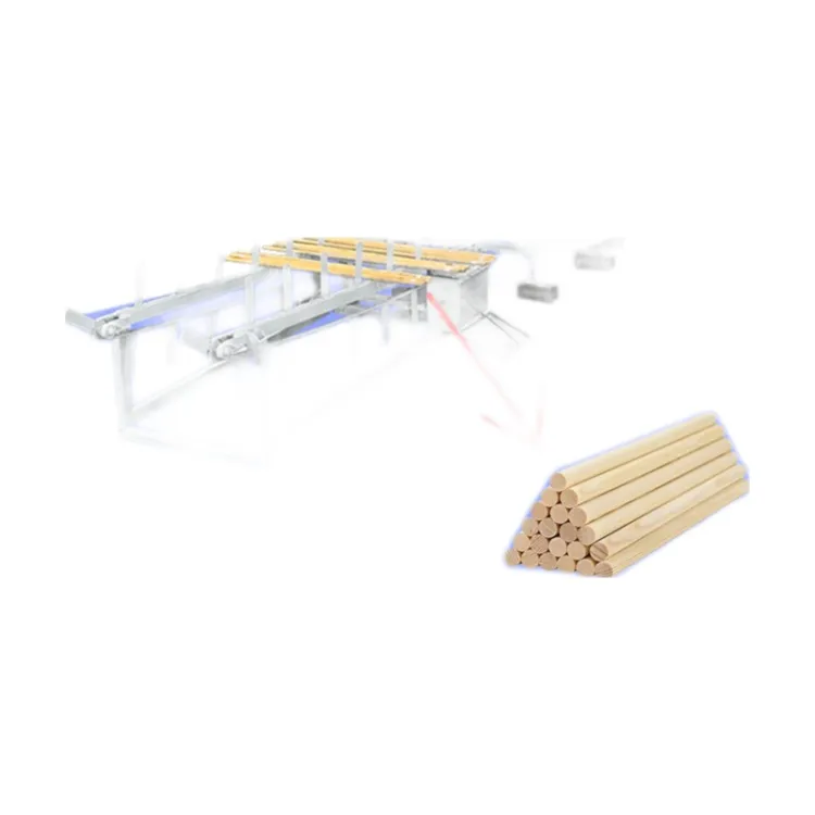 2026 Wooden Match Stick Making Machine Round Wood Stick Broom Handle Shovel Pole Production Line