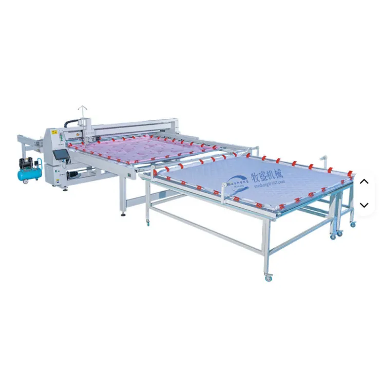 Single Head Quilting Machine with Small Space Size for Sleeping Quilt Bed Comforter Sofa Blanket Embroidery Machine Computerized