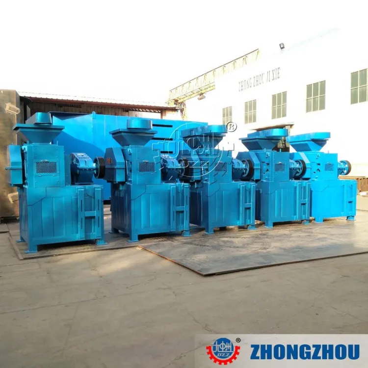 Zhongzhou Energy Saving High Capacity AC Motor Coal Briquettes Production Line 40t/h