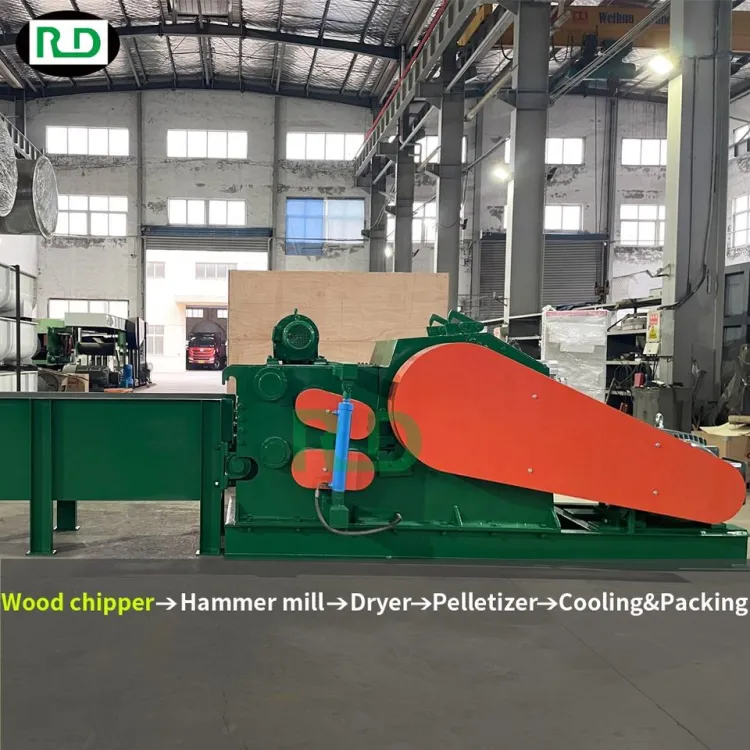 Offered Big Capacity Biomass Fuel Wood Pellet Production Line With