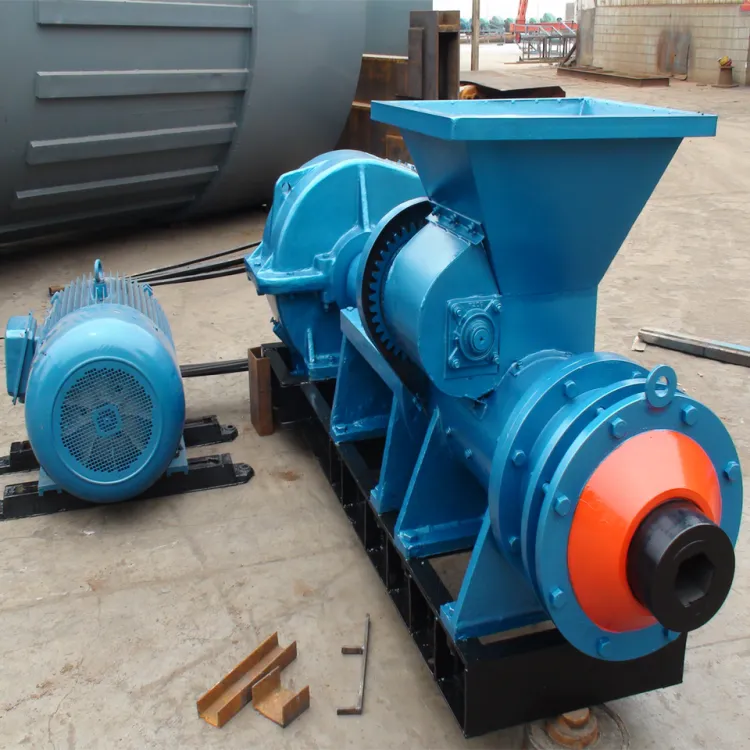 Zhongzhou Coal/Charcoal/Coke/Copper Powder Briquettes Line 6t/h Four Rollers Double Pressure AC Motor 1 Year Warranty Low