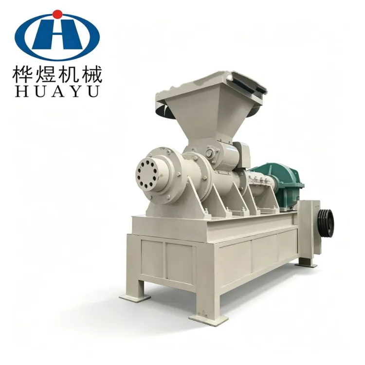 Coconut Shell Sawdust Coal Powder Dust Extruder Press Machine Charcoal Briquette Compressed Charcoal Production Line