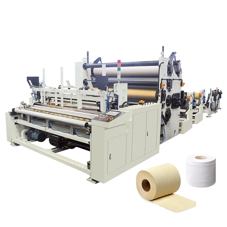 Toilet Paper Napkin Serviette Machine With Embossing Full Automatic Color Printing Full Automatic Production Line Electric FEXIK