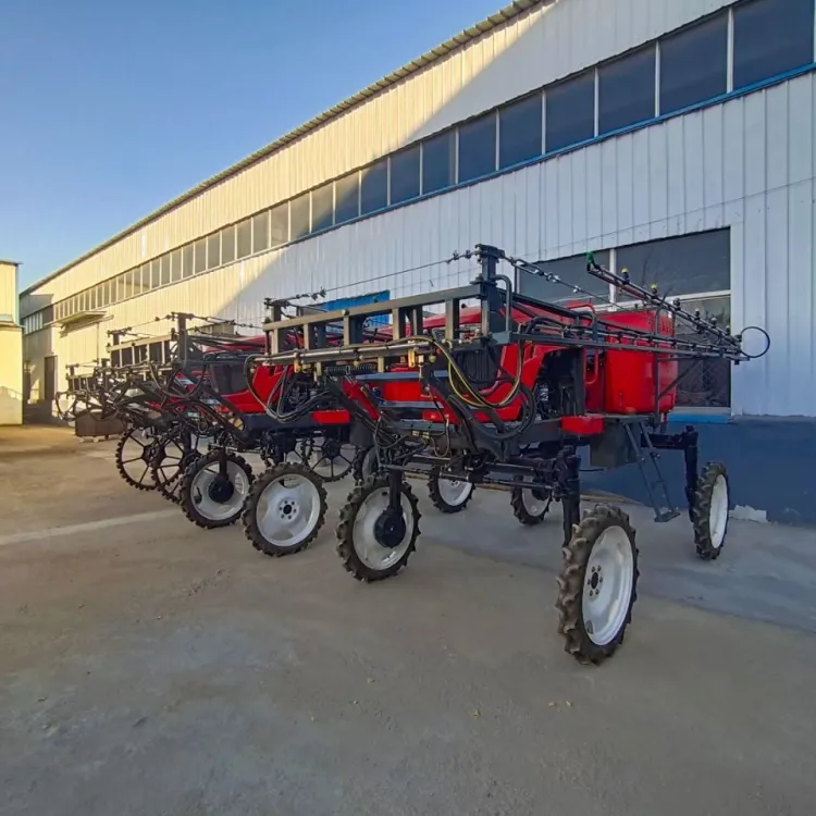 Farm Equipment Sprayer Self Propelled Boom Sprayer Four Wheel Spraying Machine