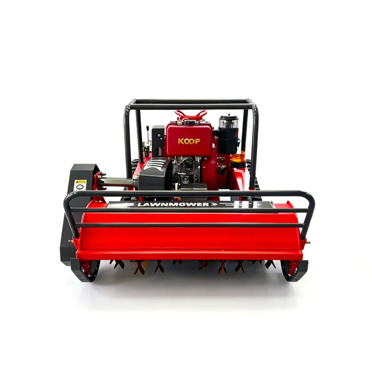 Remote Controlled Lawn Mower Machine with Yangma Diesel Engine 800mm 1000mm 1200mm Cutting Width for Agriculture