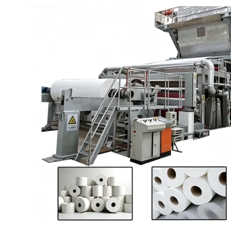 Tissue Paper Making Machine, Small Toilet Paper Jumbo Roll Production Line for Startup Business