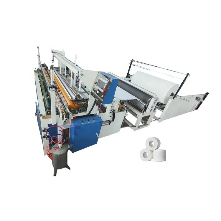 1575 Semi Automatic Tissue Paper Making Machine Line Xingtu PLC Controlled 200m/min Capacity AC Frequency Converter CE Motor