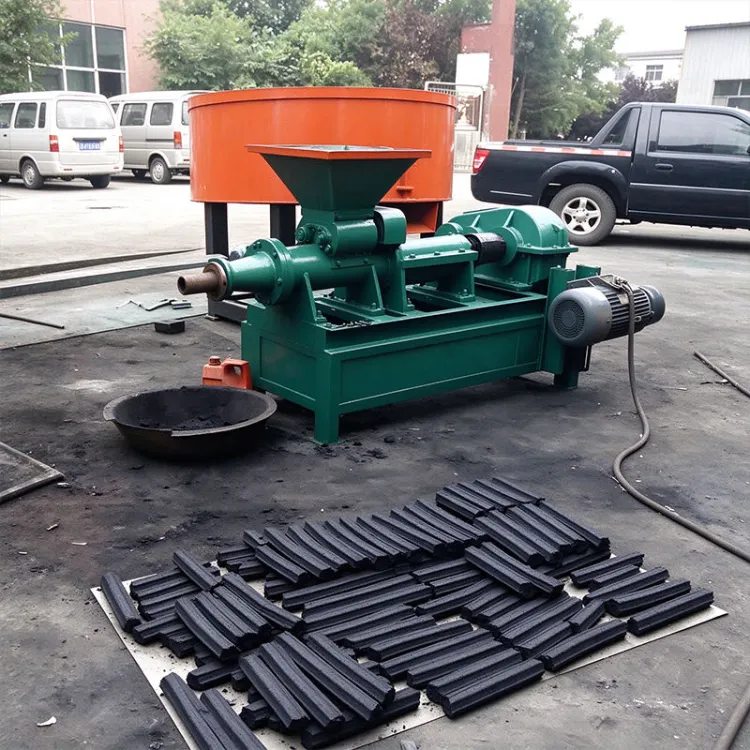 Agricultural Machinery Coal Rod Making Machine for Farm Waste and Coal Dust Rod Extrusion Fuel Briquette Equipment