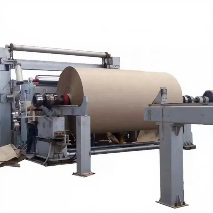 Fully Automatic Kraft Paper Machine Waste Paper Recycling Production Line High Capacity Paper Mill Machinery