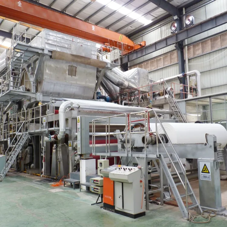 PLC Tissue Paper Making Machine Toilet Paper Facial Paper Line High-Speed Easy Operate 380V/220V 1.5 Year
