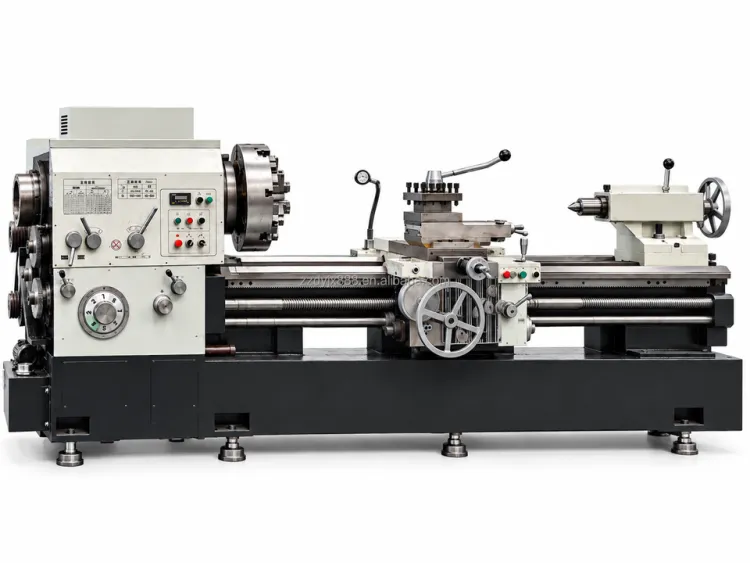 Q1333 Heavy Duty Pipe Threading Lathe, 280 Extra Large Spindle Bore Horizontal Lathe Machine for Oil Casing Pipe Thread Turning