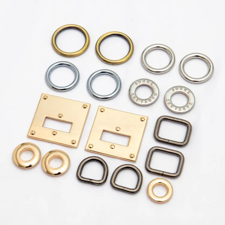 OEM ODM Bag Parts Handbag Metal Logo Plate Brand Logo Metal Bag Labels Metal Logo Bag Accessories for Purse