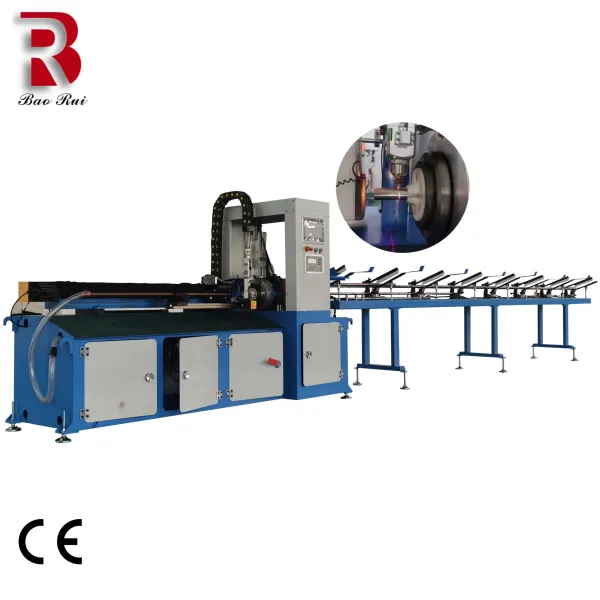 Automatic Laser Pipe Cutting Machine with Feeding and Loading Capability
