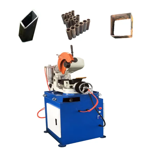 MC-275B Fiber Laser Pipe Cutting Machine with Iron Pipe Guide.